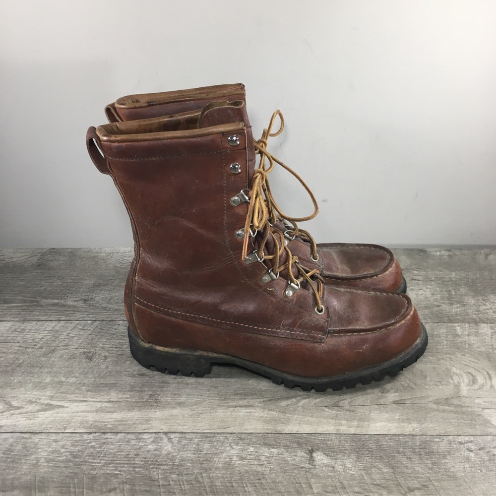 Vintage Red Wing Irish Setter Women’s Mountaineering Hiking Leather Boots Size 9